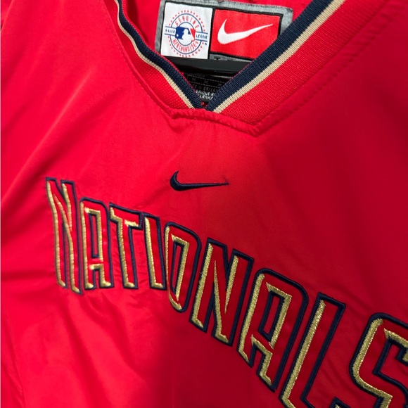 Washington Nationals Nike Baseball Vintage Windbreaker Pullover Jacket Size M - Picture 2 of 11